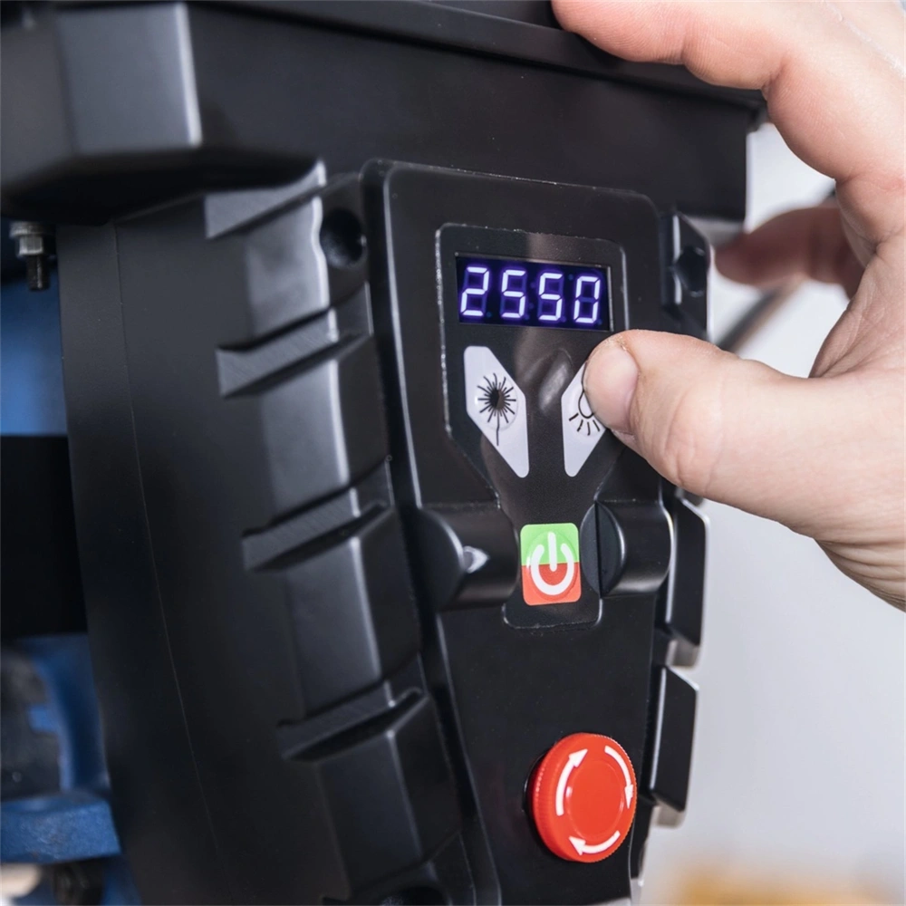 Scheppach TBM 300 Vario keresztlézerrel és LED-világítással oszlopos fúrógép