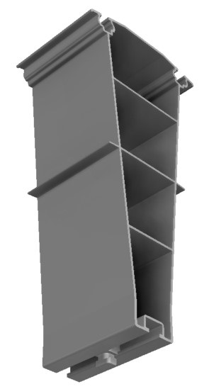Schletter 163900-003 18 középső 96 mm toldóval FixZ-15 rendszerprofil