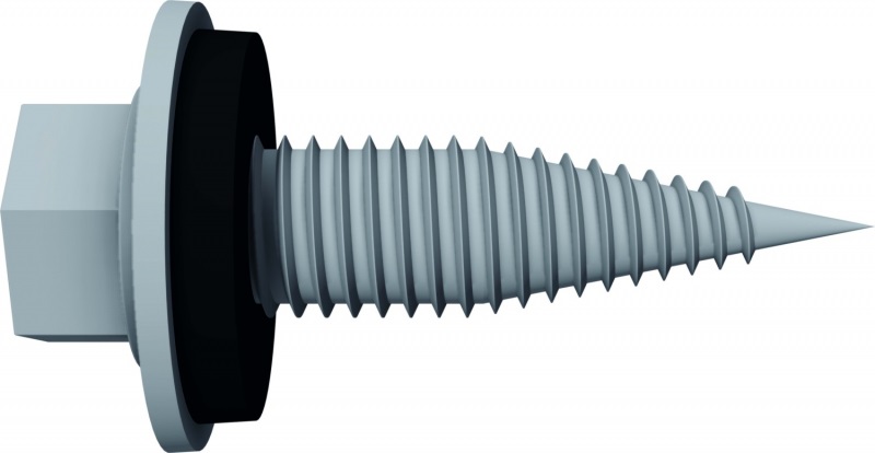 Schletter 943000-360 6x25 A2 alátéttel vékonylemez csavar