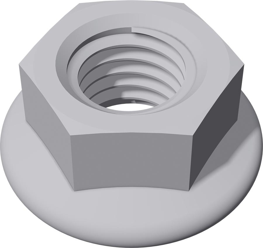 Schletter 943912-010 M10 DIN6923 A4 önbiztosító 6 lapos anya