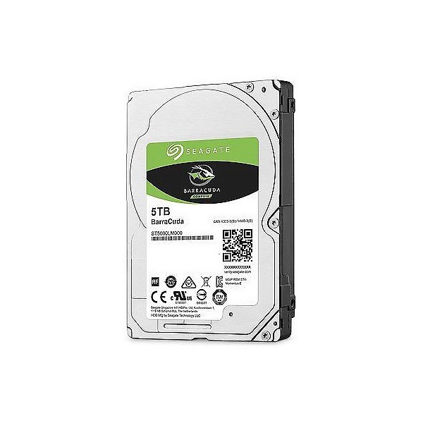 Seagate 5TB belső SATAIII 2,5" 5400rpm 128MB Barracuda (ST5000LM000) winchester
