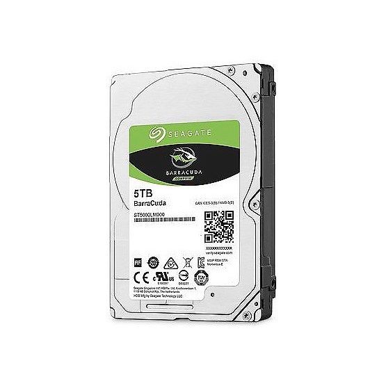 Seagate 5TB belső SATAIII 2,5" 5400rpm 128MB Barracuda (ST5000LM000) winchester