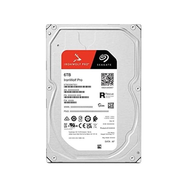 Seagate IronWolf Pro 6TB 7200rpm 256MB SATA3 3,5" HDD fekete