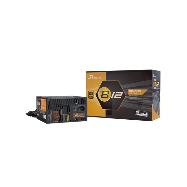Seasonic B12 BC ATX desktop tápegység 550W 80+ Bronze BOX