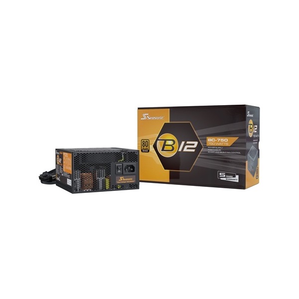Seasonic B12 BC ATX desktop tápegység 750W 80+ Bronze BOX