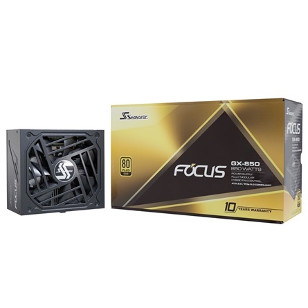 Seasonic Focus GX ATX 3.0 ATX desktop tápegység 850W 80+ Gold BOX