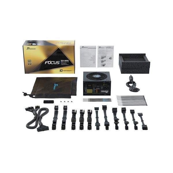 Seasonic Focus GX ATX gaming tápegység 850W 80+ Gold BOX