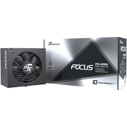 Seasonic Focus PX ATX gaming tápegység 650W 80+ Platinum BOX