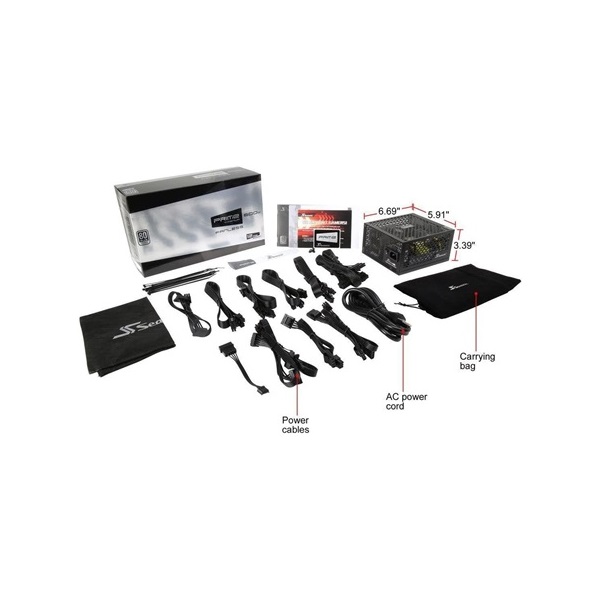 Seasonic Prime Fanless TX-600 ATX silent desktop tápegység 600W 80+ Titanium BOX