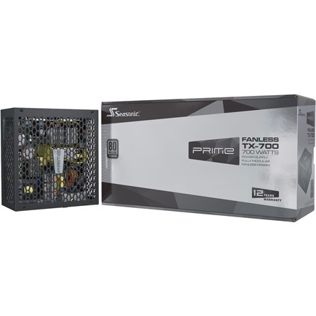 Seasonic Prime Fanless TX-700 ATX silent desktop tápegység 700W 80+ Titanium BOX