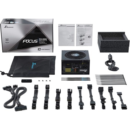 Seasonic Prime PX ATX gaming tápegység 650W 80+ Platinum BOX
