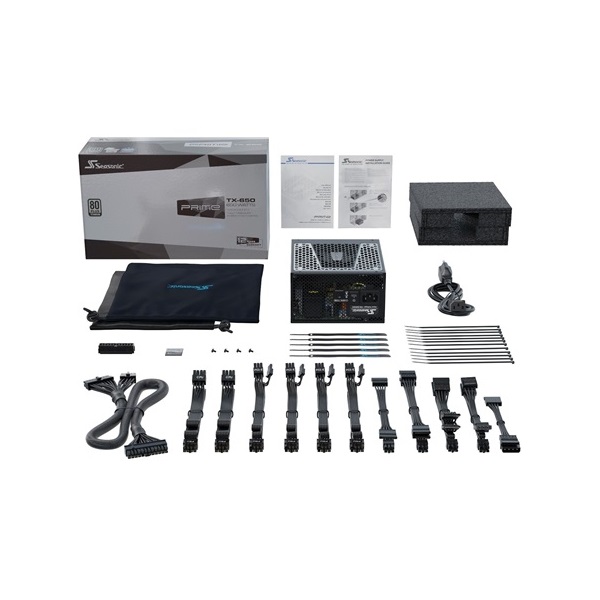 Seasonic Prime TX ATX gaming tápegység 1000W 80+ Titanium BOX