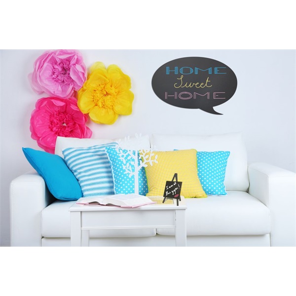 Securit Buborék 30x50cm fekete krétatábla + krétamarker