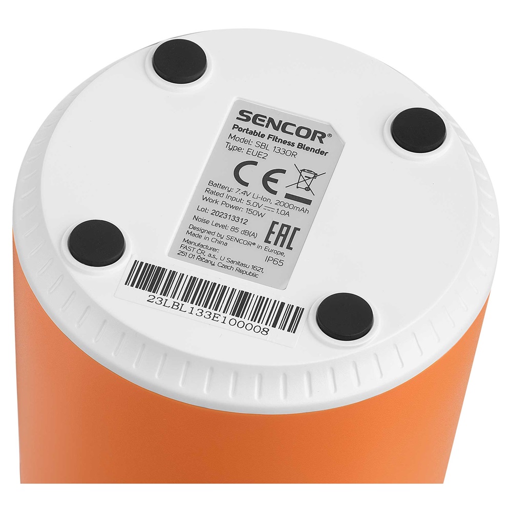 Sencor SBL 133OR 0,5L narancssárga smoothie készítő