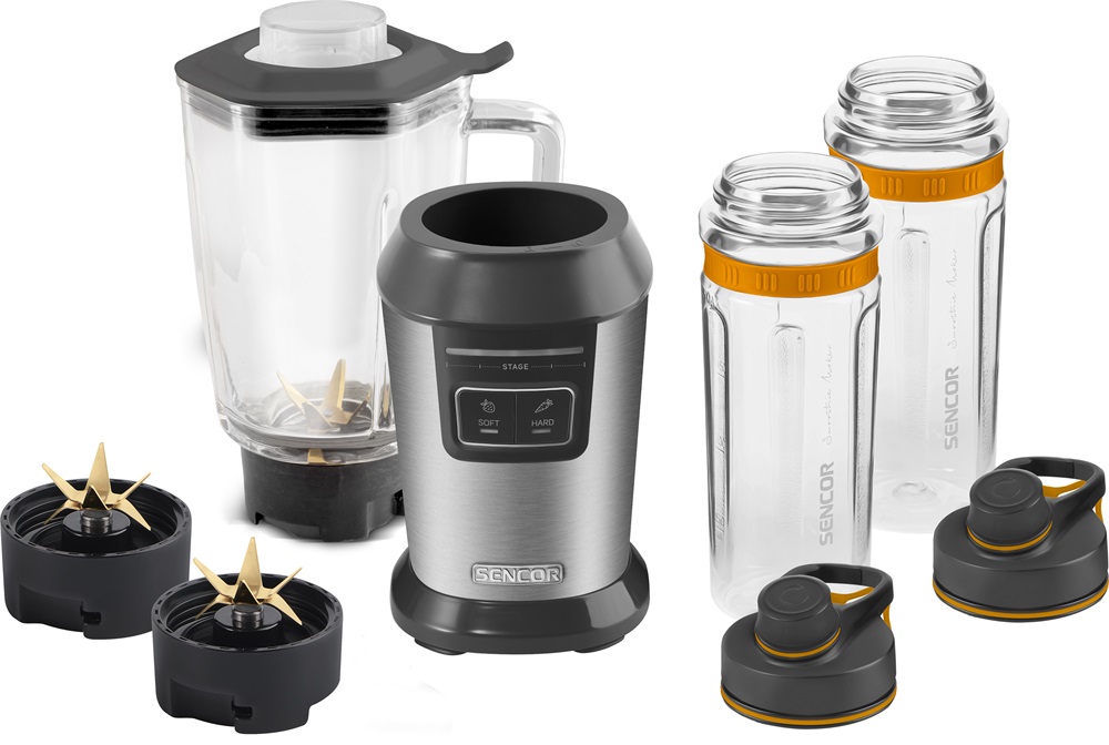 Sencor SBL 7550SS 0,6L+0,9L ezüst smoothie készítő