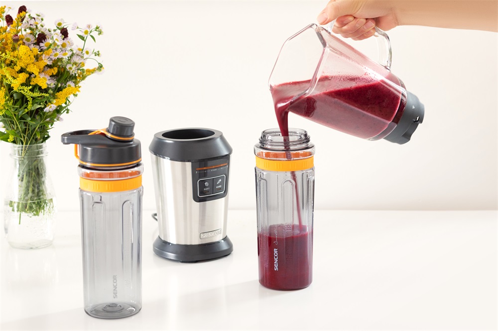 Sencor SBL 7550SS 0,6L+0,9L ezüst smoothie készítő