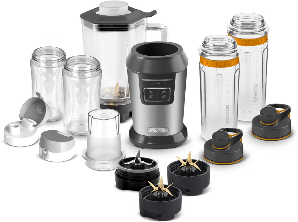 Sencor SBL 7570SS 0,3L+0,6L+0,9L ezüst smoothie készítő