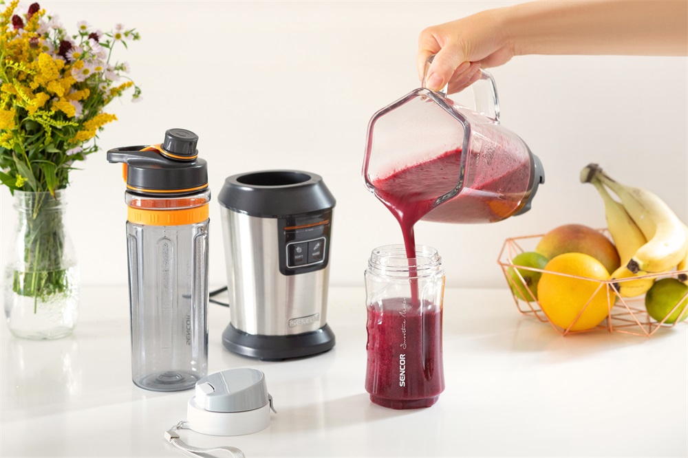 Sencor SBL 7570SS 0,3L+0,6L+0,9L ezüst smoothie készítő