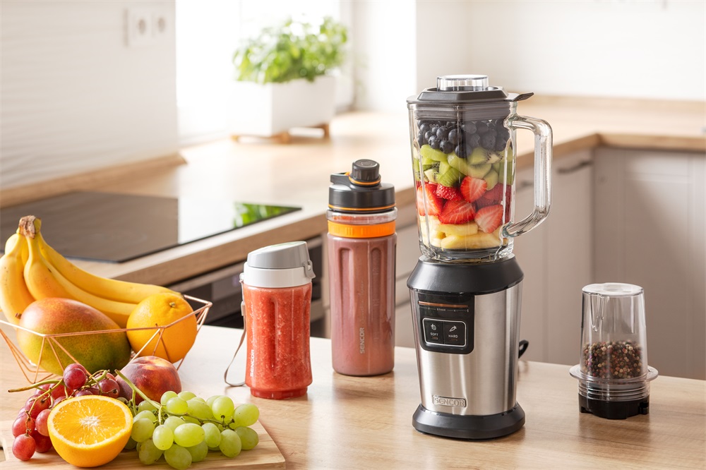 Sencor SBL 7570SS 0,3L+0,6L+0,9L ezüst smoothie készítő