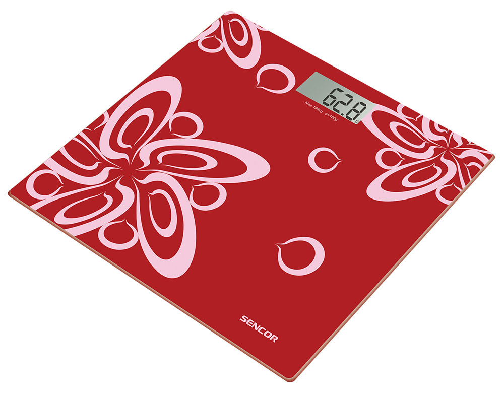 Sencor SBS2507RD piros személymérleg