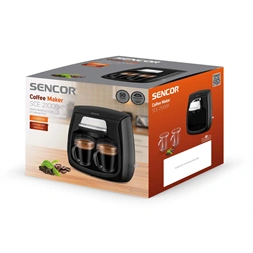 Sencor SCE 2100BK fekete 2 személyes filteres kávéfőző