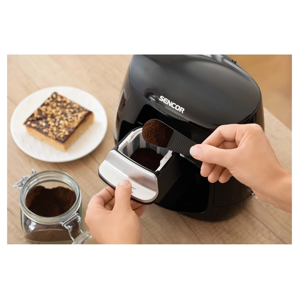 Sencor SCE 2100BK fekete 2 személyes filteres kávéfőző