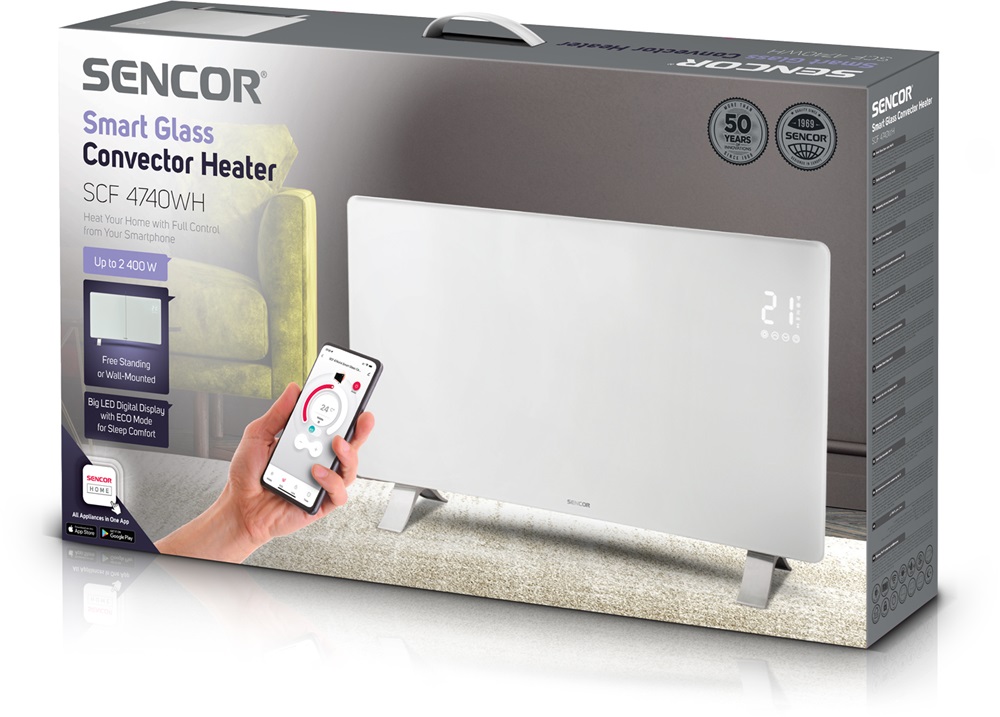 Sencor SCF 4740WH fehér elektromos konvektor