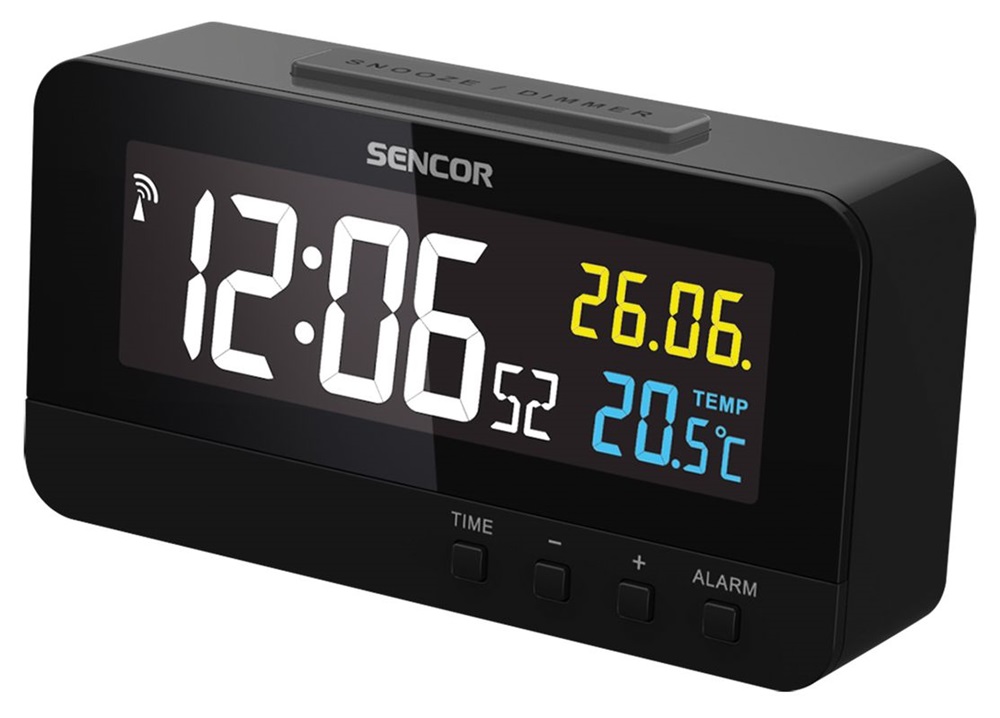 Sencor SDC 4800 B rádiós fekete ébresztőóra