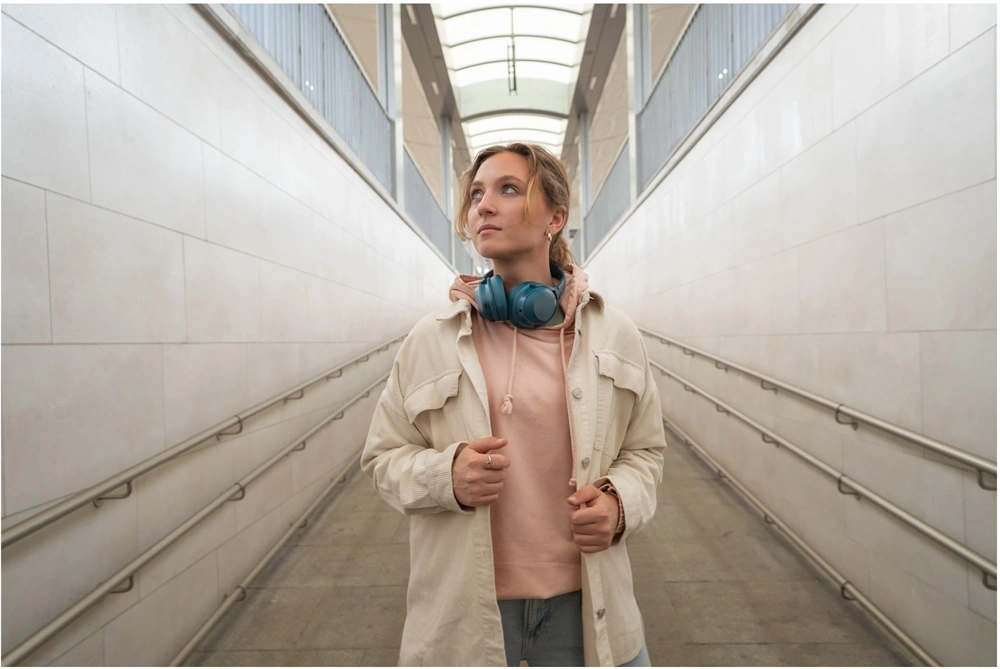 Sencor SEP Corporate ANC kék Bluetooth fejhallgató