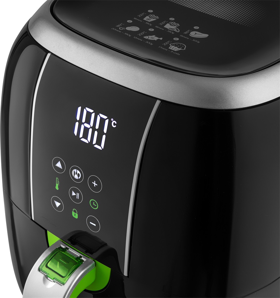 Sencor SFR 5321BK fekete 3 L forrólevegős sütő