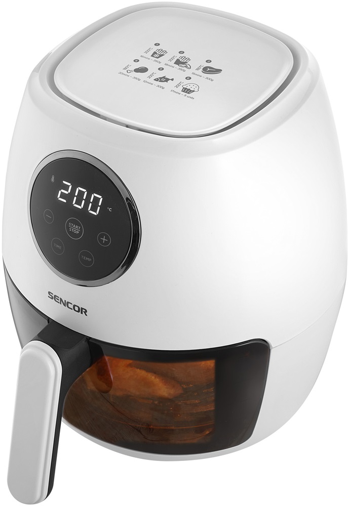 Sencor SFR 5340WH fehér 3,5 L forrólevegős sütő