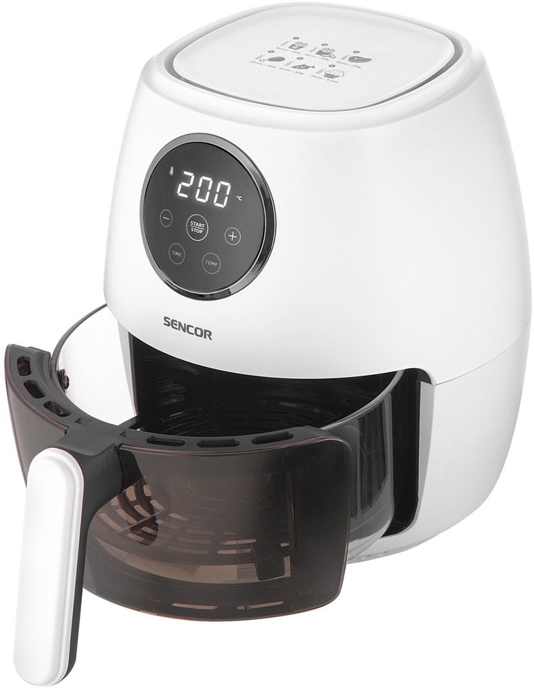 Sencor SFR 5340WH fehér 3,5 L forrólevegős sütő