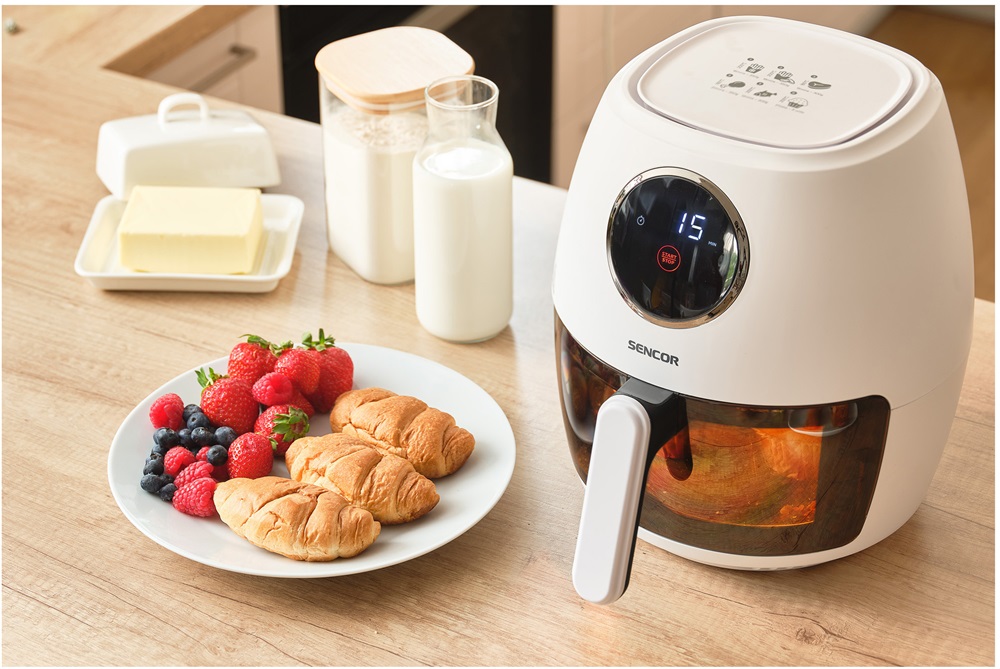 Sencor SFR 5340WH fehér 3,5 L forrólevegős sütő