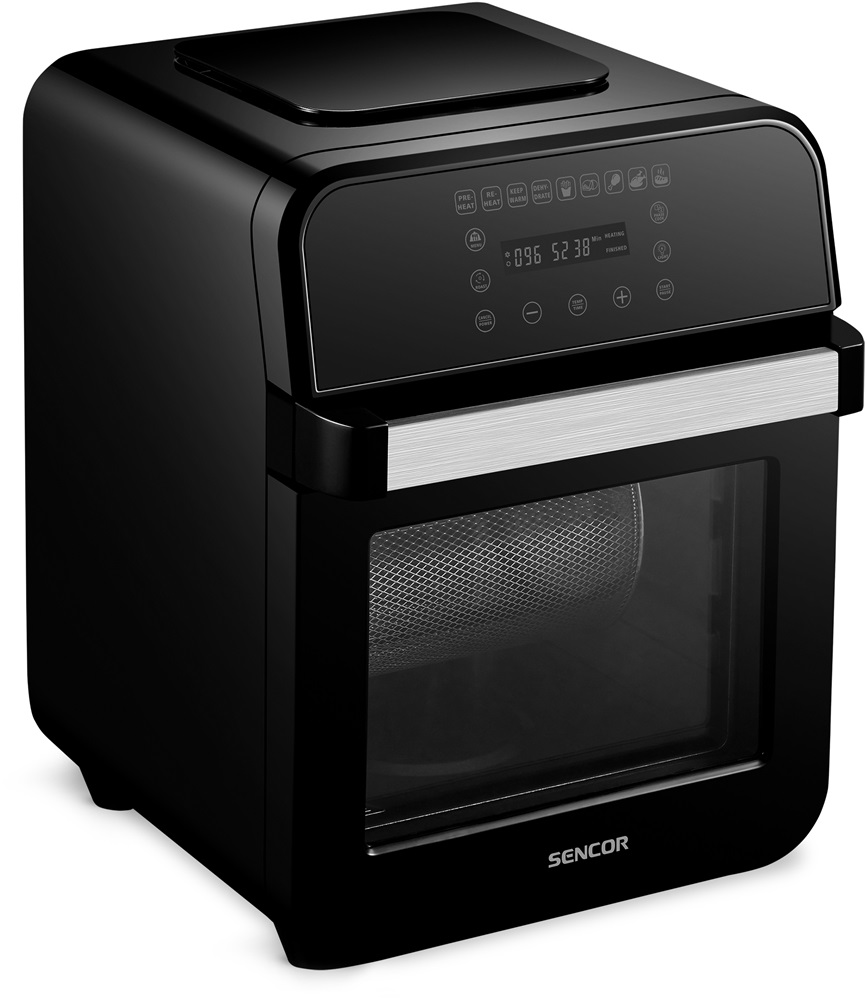 Sencor SFR 5510BK fekete 12 L forrólevegős sütő