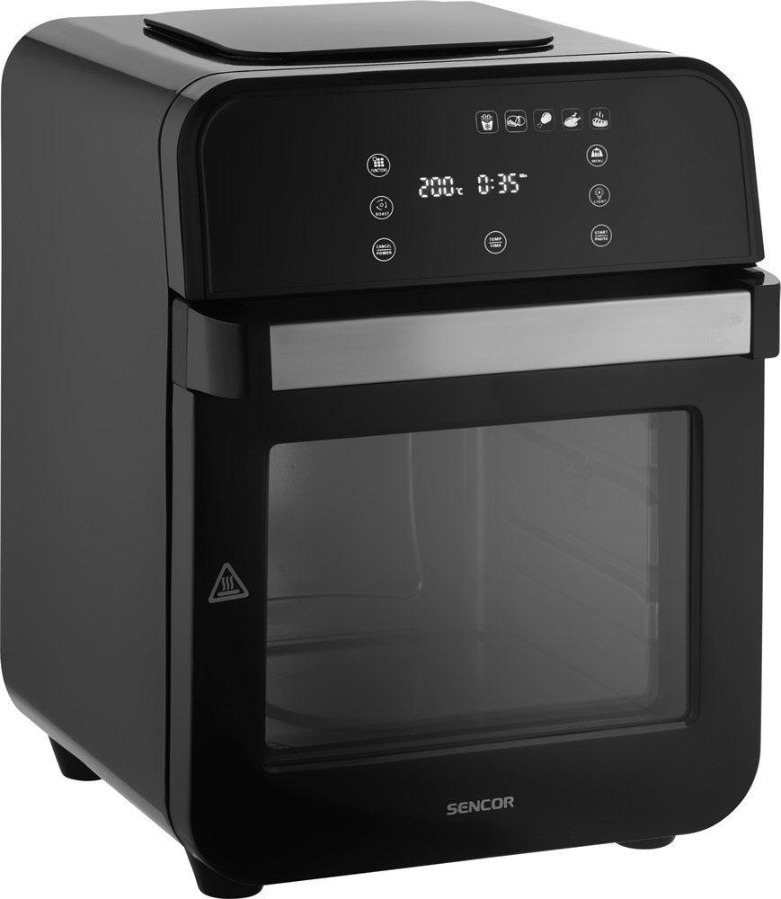 Sencor SFR 5510BK fekete 12 L forrólevegős sütő