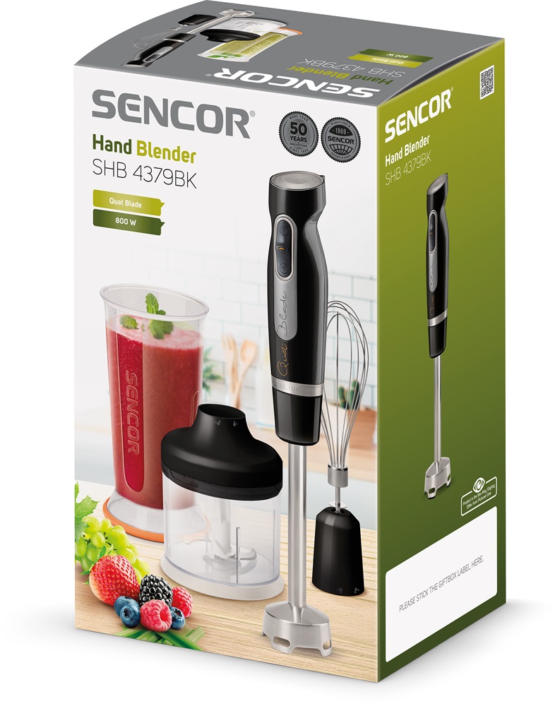 Sencor SHB 4379BK 3in1 fekete botmixer