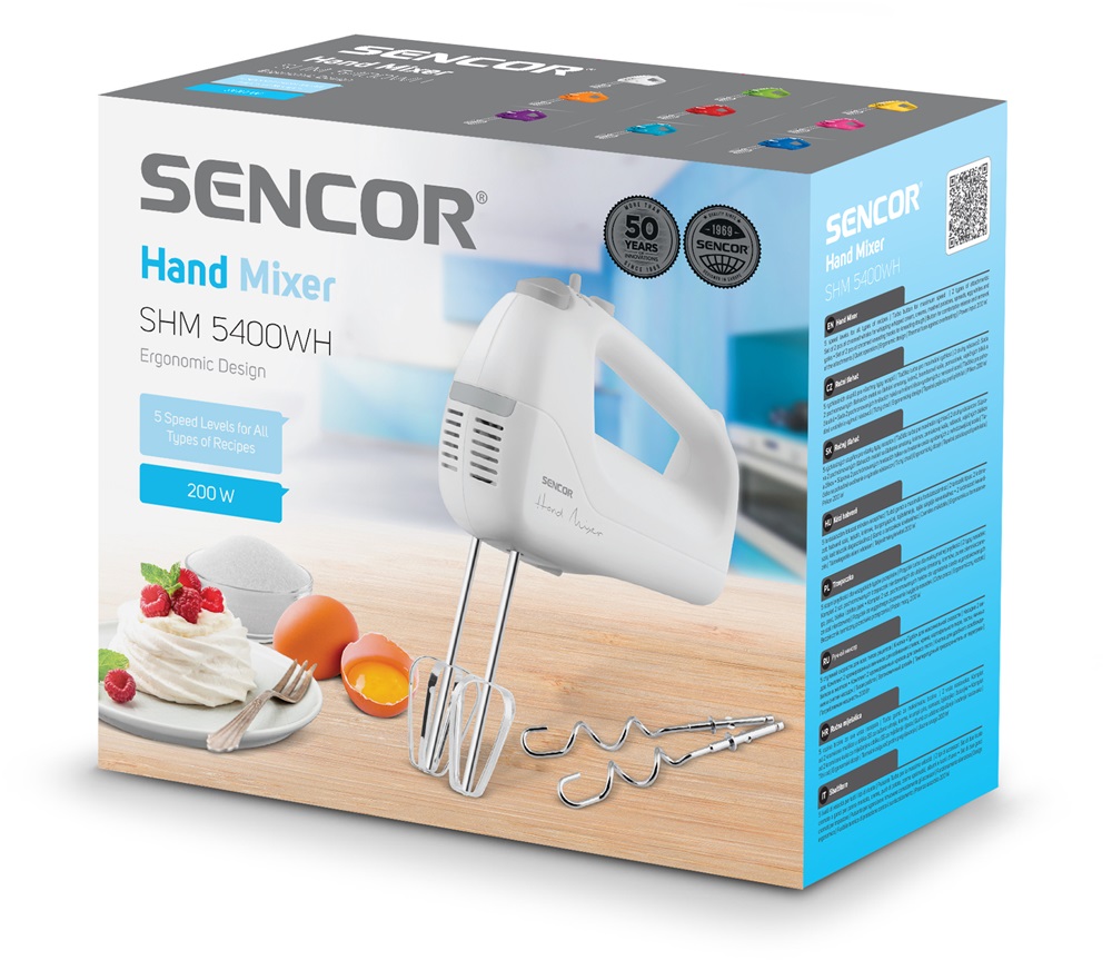 Sencor SHM 5400WH fehér kézi mixer