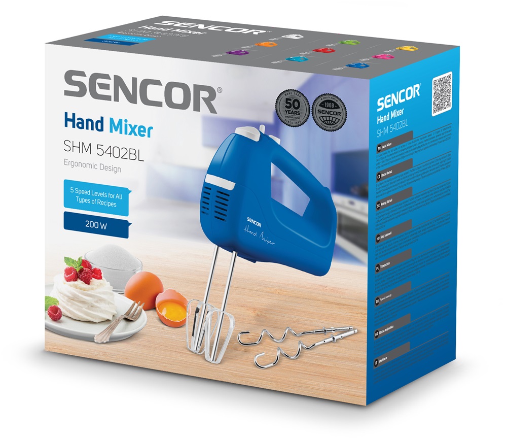 Sencor SHM 5402BL kék kézi mixer