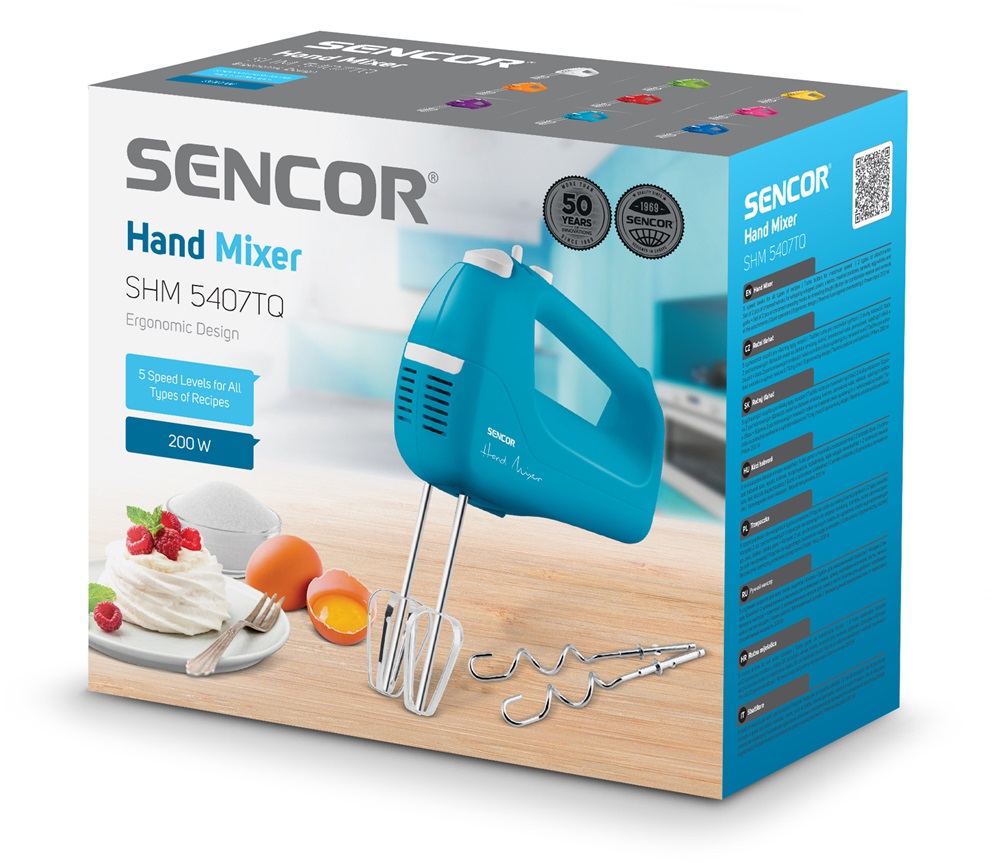 Sencor SHM 5407TQ türkiz kézi mixer