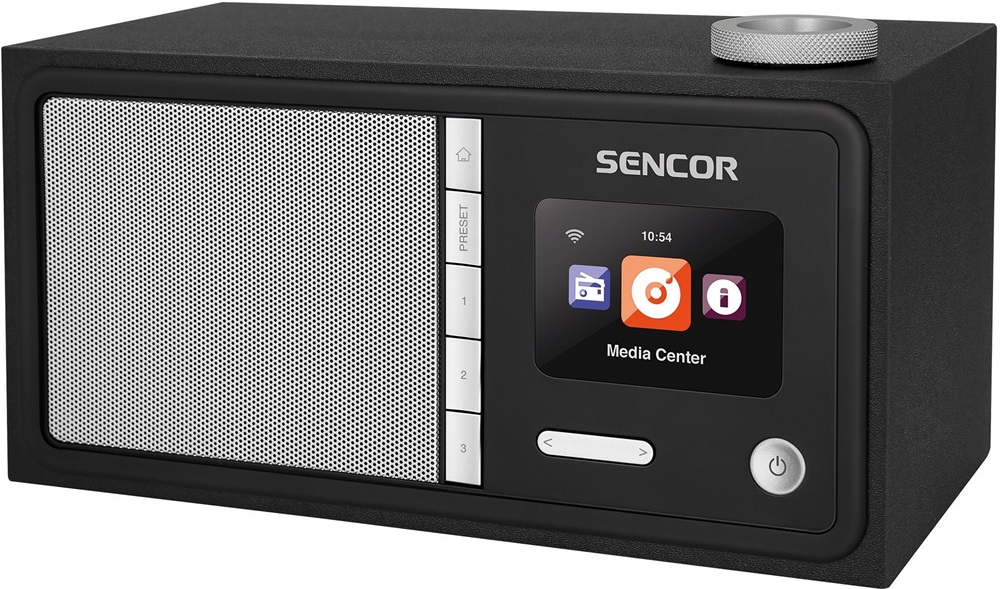 Sencor SIR 5000WDB fekete internet rádió