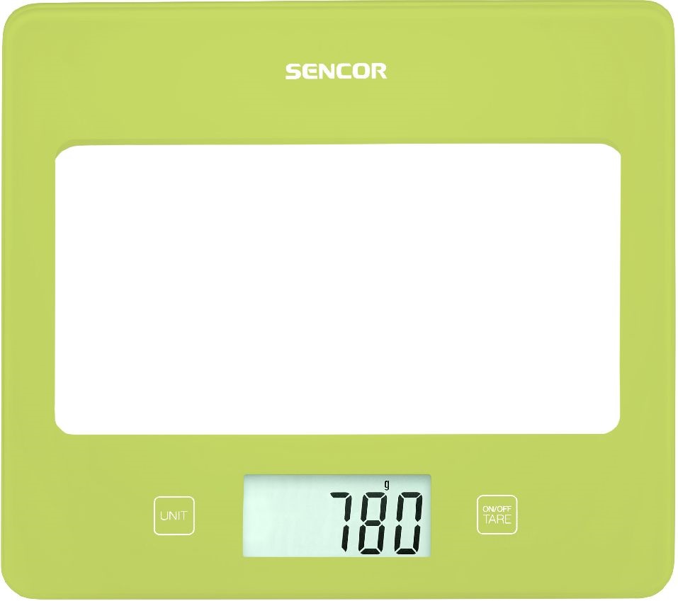 Sencor SKS 5031GR zöld konyhai mérleg