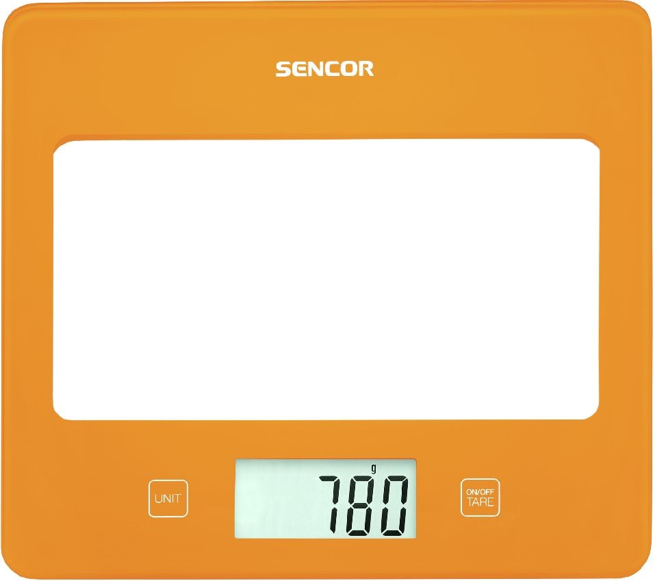 Sencor SKS 5033OR narancssárga konyhai mérleg