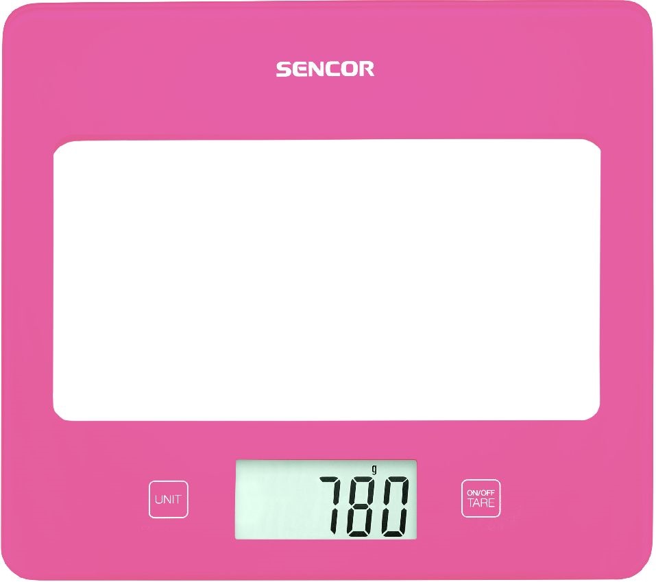 Sencor SKS 5038RS rózsaszín konyhai mérleg
