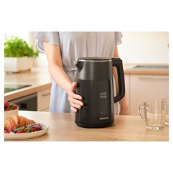 Sencor SWK 0610BK 1,7L-es fekete hőfokszabályzós vízforraló