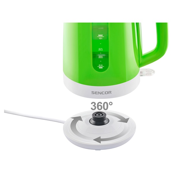 Sencor SWK 1021GR 1,0L-es zöld vízforraló
