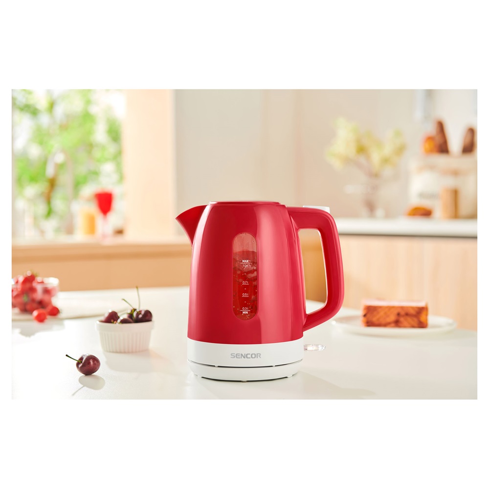 Sencor SWK 1024RD 1,0L-es piros vízforraló