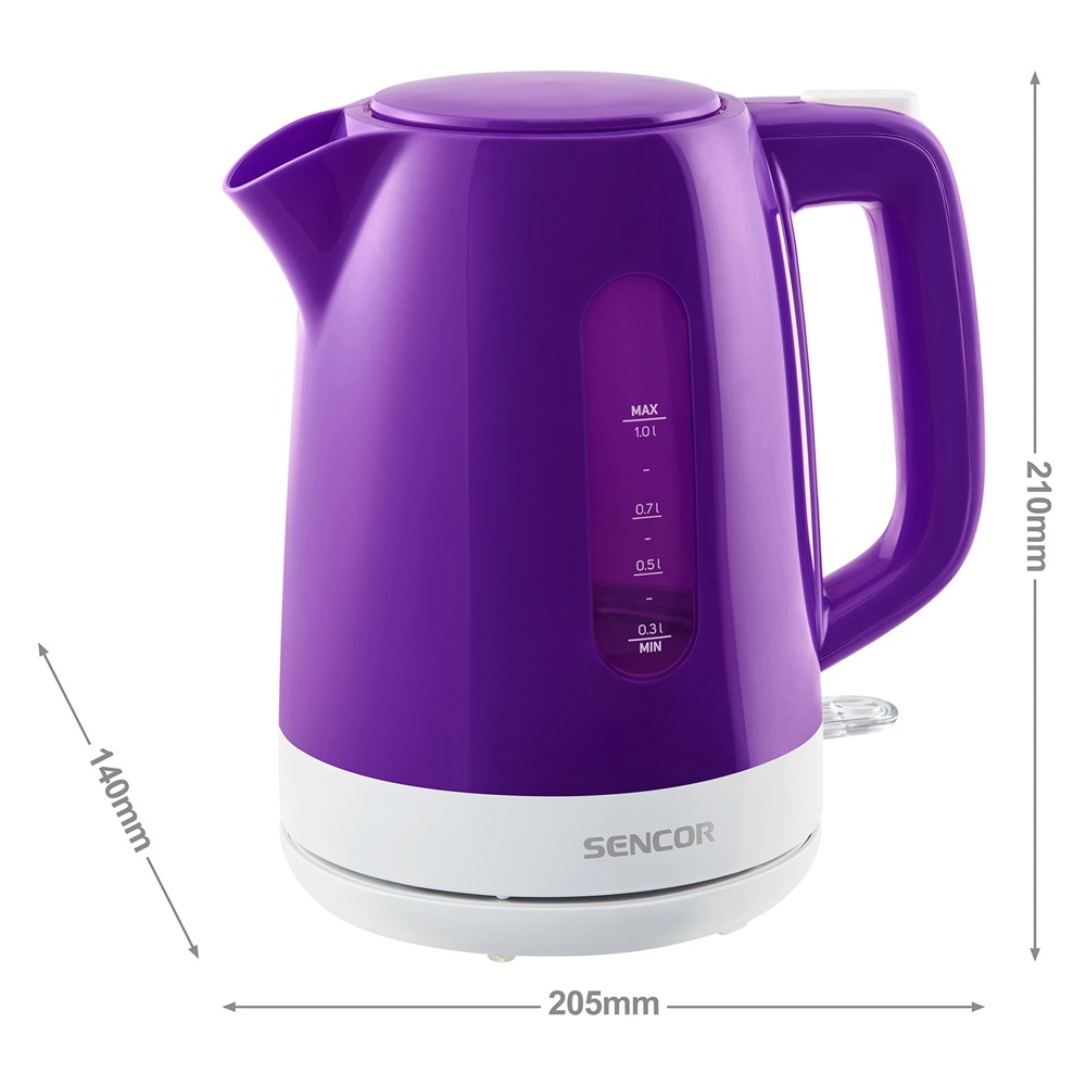 Sencor SWK 1025VT 1,0L-es lila vízforraló
