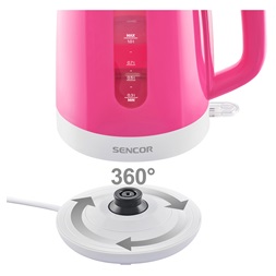Sencor SWK 1028RS 1,0L-es rózsaszín vízforraló