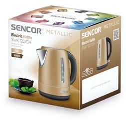 Sencor SWK 1227CH 1,2L-es pezsgő színű vízforraló
