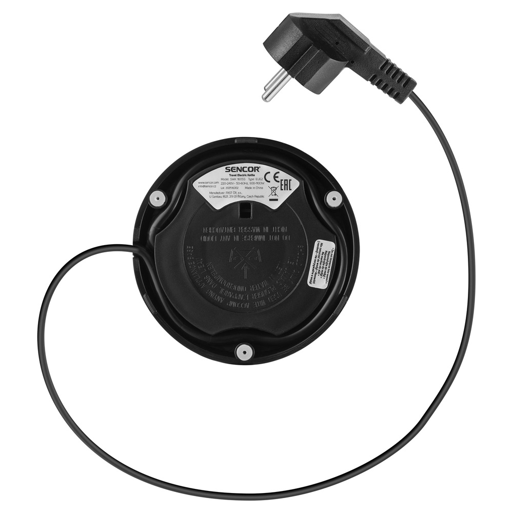 Sencor SWK 160SS 0,5L-es ezüst utazó vízforraló